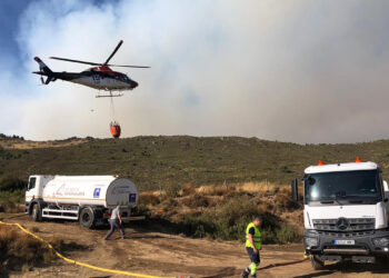 La Diputación de Guadalajara destina 30.000 euros al arreglo de caminos y viales de El Cardoso de la Sierra afectados por el incendio de la Sierra de Tamajón
