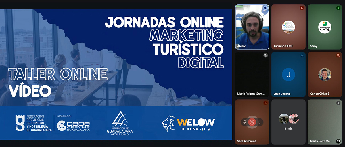 La Federación de Turismo y Hostelería de Guadalajara finaliza las jornadas online de marketing turístico digital 2 La Federación de Turismo y Hostelería de Guadalajara finaliza las jornadas online de marketing turístico digital