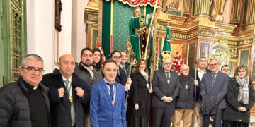 La Hermandad de San Juan Evangelista celebra sus cultos y renueva su Junta de Diputación