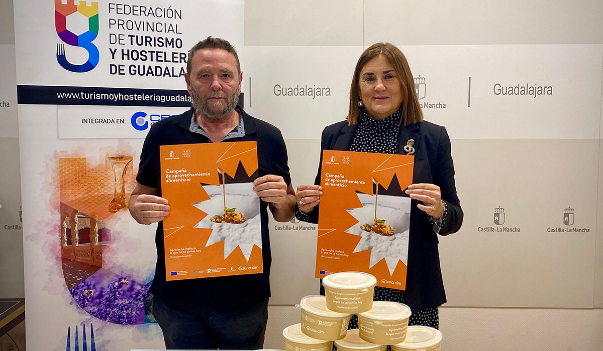 La Junta lanza una campaña de la mano de la Federación de Hostelería de Guadalajara para evitar el desperdicio alimentario en restaurantes 2 La Junta lanza una campaña de la mano de la Federación de Hostelería de Guadalajara para evitar el desperdicio alimentario en restaurantes