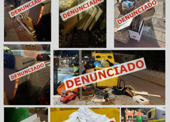La Policía Local de Azuqueca ha cursado en noviembre diez denuncias por el mal uso de los contenedores y abandono de escombros