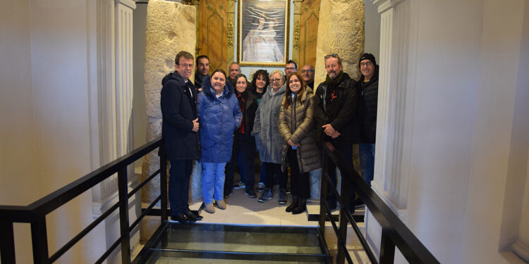 La ermita de Huelves recupera su esplendor tras la inversión de 115.000 euros por parte de la Diputación para su rehabilitación