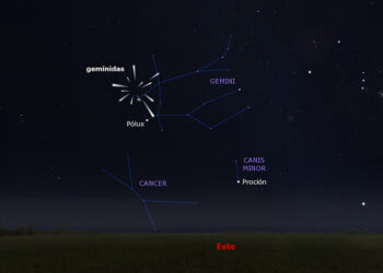 Llegan las Gemínidas, una de las lluvias de estrellas más prolíficas y brillantes del año