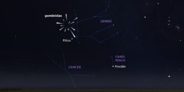 Llegan las Gemínidas, una de las lluvias de estrellas más prolíficas y brillantes del año