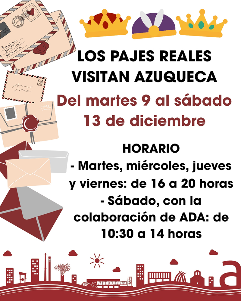 Los Pajes Reales visitan Azuqueca del 9 al 13 de diciembre 2 Los Pajes Reales visitan Azuqueca del 9 al 13 de diciembre