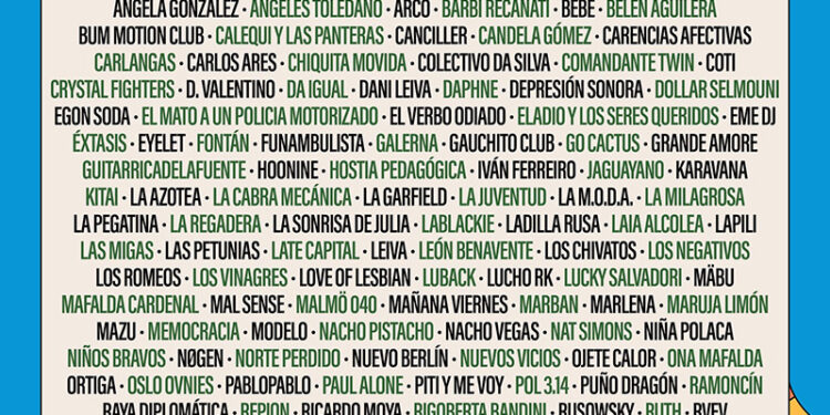 Sonorama Ribera revela por primera vez su cartel completo con 150 artistas y limita a 20.000 los abonos para su edición 2026