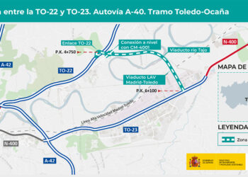 Transportes adjudica la redacción del proyecto del ramal de conexión entre la TO-22 y la TO-23 del tramo Toledo-Ocaña de la A-40 para completar la autovía entre Maqueda y Cuenca