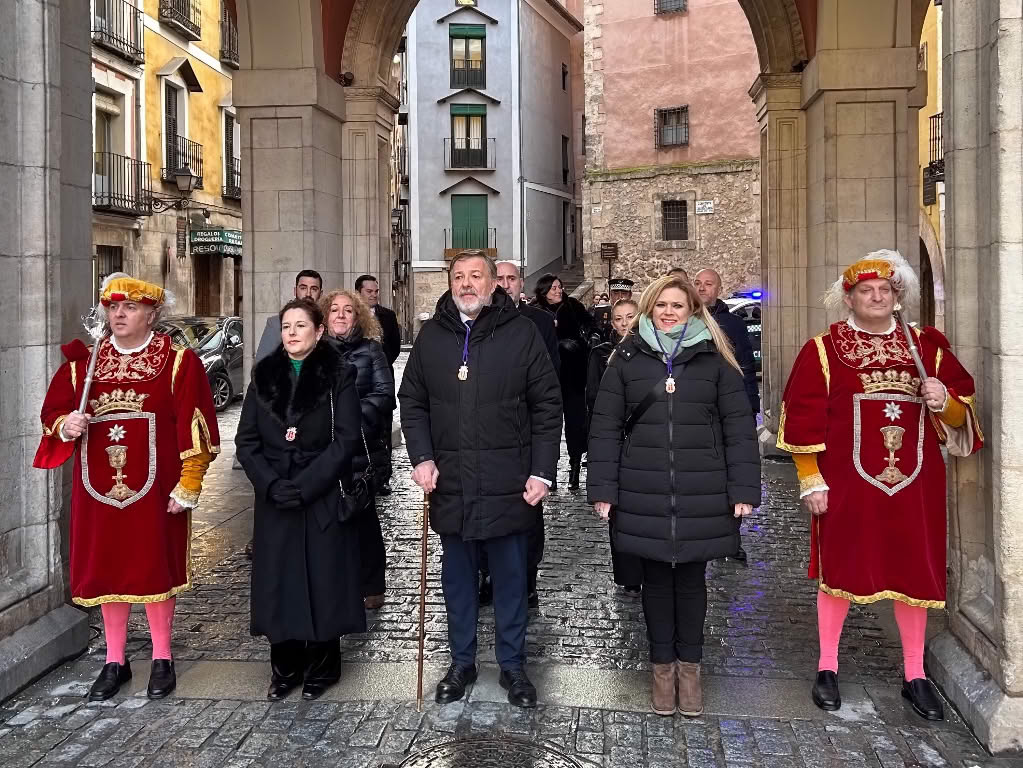 La nieve, la lluvia y el frío no deslucen los actos en honor a San Julián, patrón de Cuenca 2 La nieve, la lluvia y el frío no deslucen los actos en honor a San Julián, patrón de Cuenca