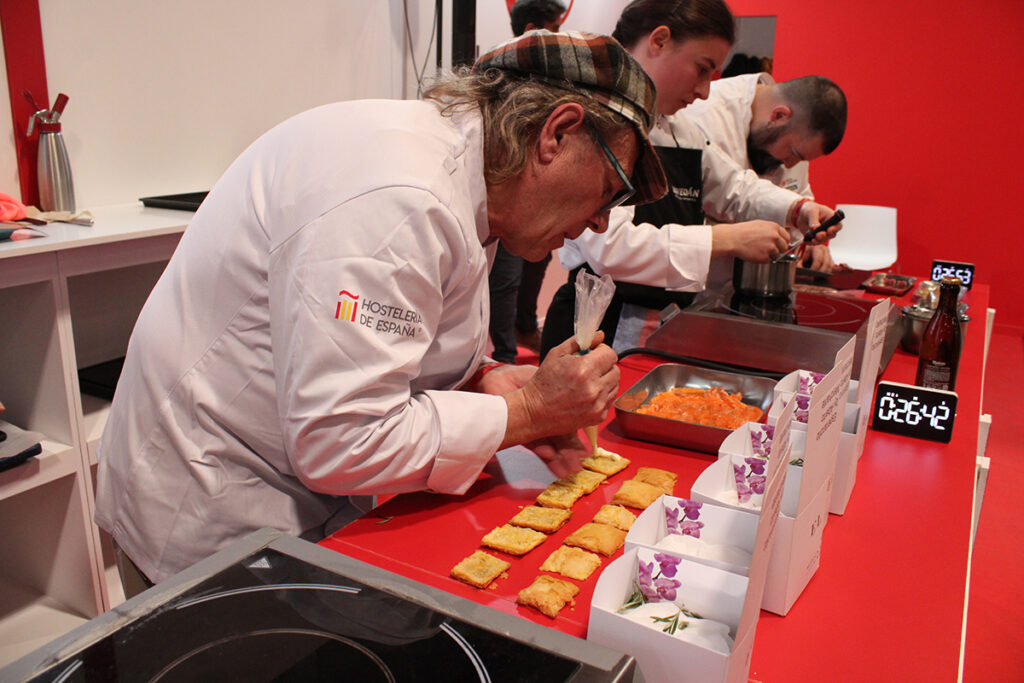 Alberto Merchante ha sido el encargado de representar a Guadalajara en el Campeonato de Tpas de Hostelería de España
