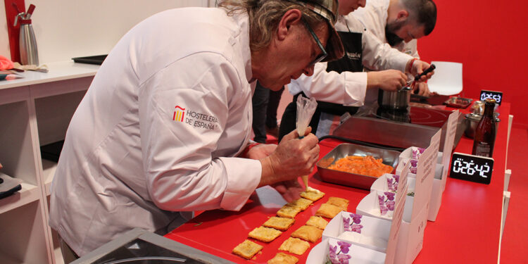 Alberto Merchante ha sido el encargado de representar a Guadalajara en el Campeonato de Tpas de Hostelería de España