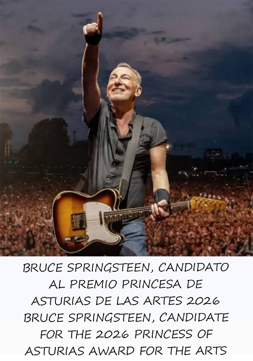 Bruce Springsteen, candidato al Princesa de Asturias de las Artes gracias al impulso de Peralejos de las Truchas 2 Bruce Springsteen, candidato al Princesa de Asturias de las Artes gracias al impulso de Peralejos de las Truchas
