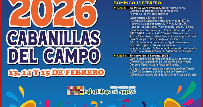 Desde el 26 de enero, reparto de pulseras de entrada a la fiesta nocturna de Carnaval de Cabanillas del sábado 14 de febrero