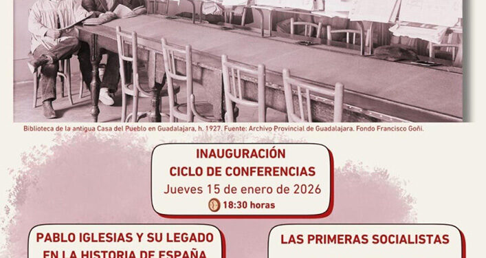 El Museo de Guadalajara acoge la conferencia “Las primeras socialistas”, nueva cita dentro del ciclo sobre el centenario de la muerte de Pablo Iglesias