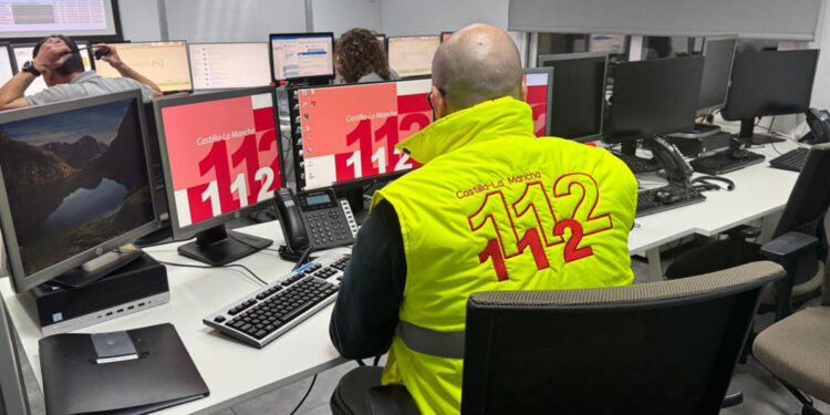 El Servicio de Emergencias 1-1-2 de Castilla-La Mancha atendió, durante Nochebuena y Nochevieja, un total de 3.425 llamadas procedentes