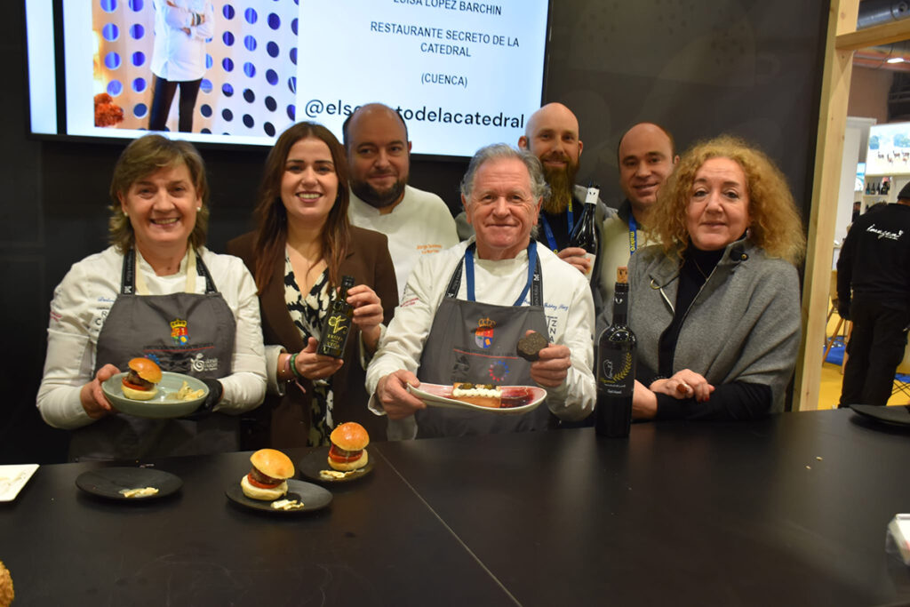 El stand de la Diputación de Cuenca vuelve a completar la asistencia en todos los showcooking de Madrid Fusión