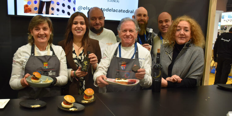 El stand de la Diputación de Cuenca vuelve a completar la asistencia en todos los showcooking de Madrid Fusión