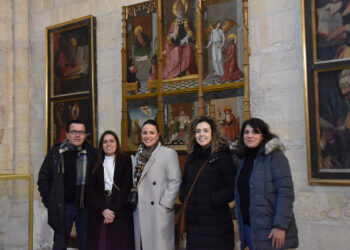 La Diputación de Cuenca entrega el retablo de la Cátedra de San Pedro de Belmonte después de su restauración 4 La Diputación de Cuenca entrega el retablo de la Cátedra de San Pedro de Belmonte después de su restauración
