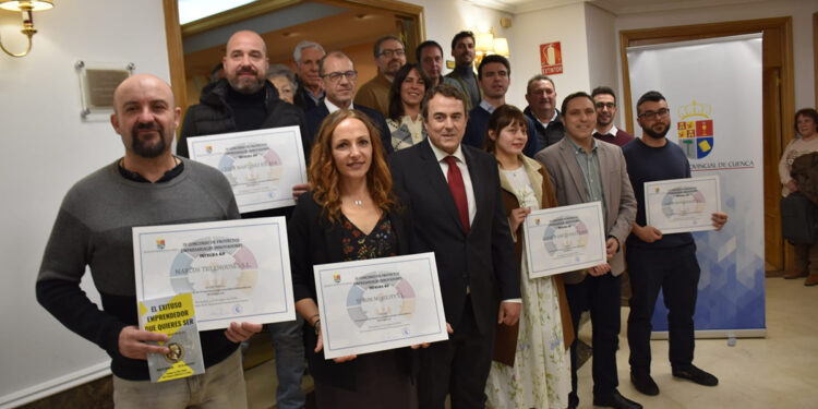 La Diputación de Cuenca entrega los diplomas a los nueve ganadores de la cuarta edición del concurso Integra 4.0 dotado con 500.000 euros