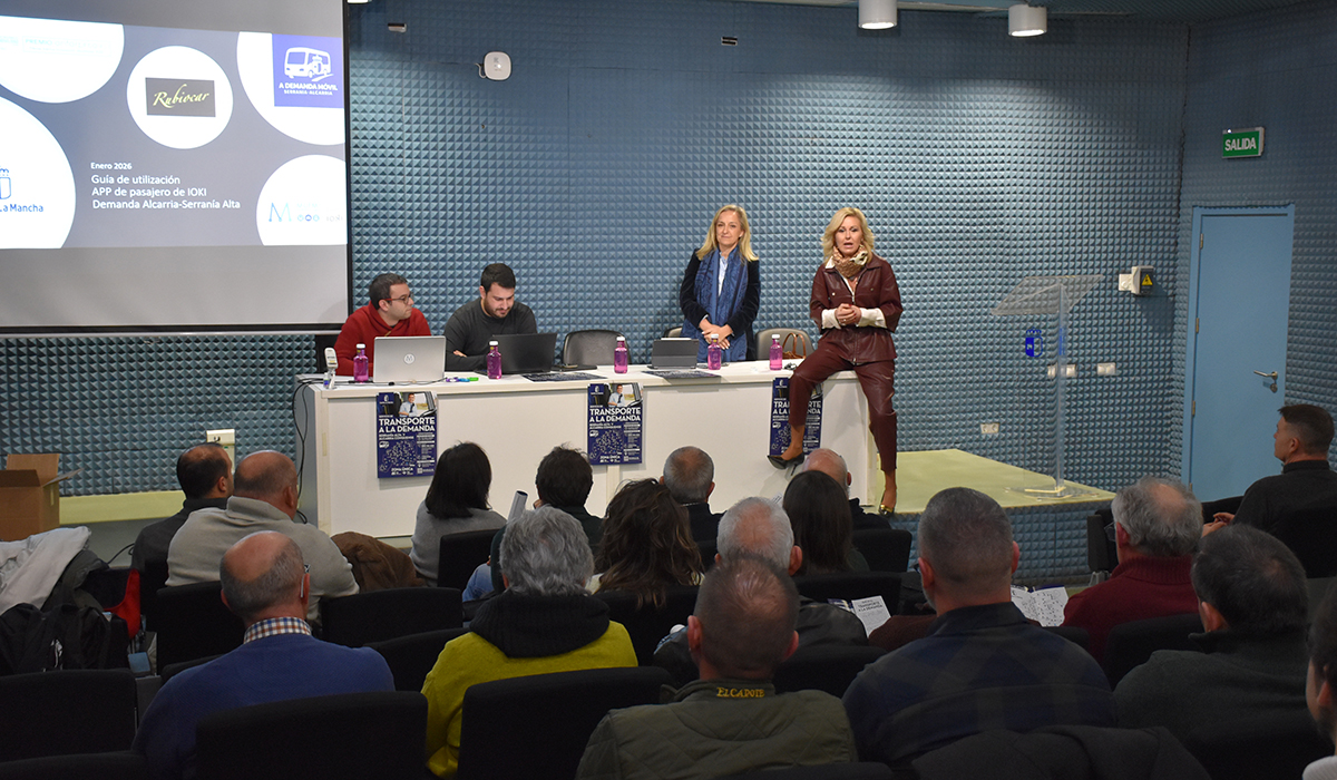 La Junta presenta el nuevo servicio de Transporte a la Demanda de la Serranía Alta y la Alcarria de Cuenca, que comenzará a funcionar el 15 de enero