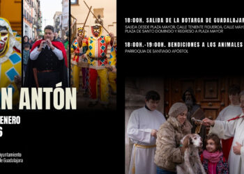 La botarga de Guadalajara acompañará la bendición de animales por San Antón