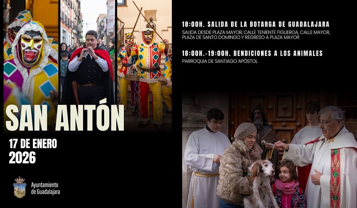 La botarga de Guadalajara acompañará la bendición de animales por San Antón 2 La botarga de Guadalajara acompañará la bendición de animales por San Antón