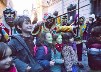 La lluvia da tregua a la celebración de San Antón y a la salida de la Botarga en Guadalajara 8 La lluvia da tregua a la celebración de San Antón y a la salida de la Botarga en Guadalajara