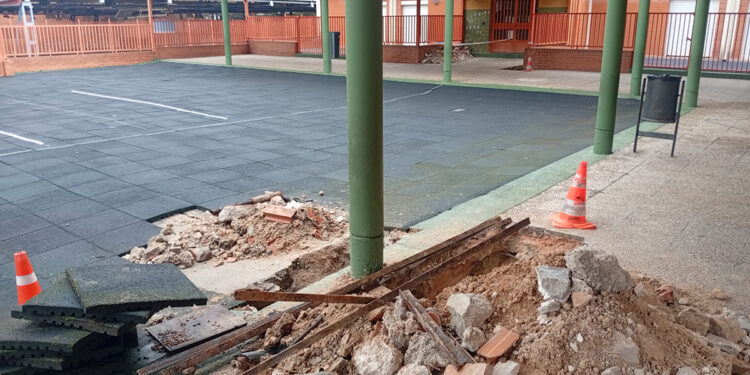 Las aulas de Infantil del CEIP San Fernando de Cuenca siguen sin poder volver a la normalidad por la falta de actuacion del Ayuntamiento 1