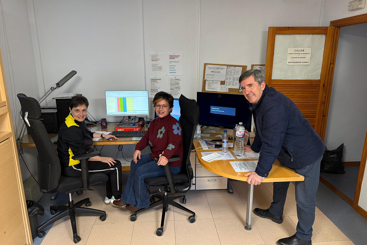 Los bomberos de los parques de la Diputación de Cuenca realizaron 738 salidas el pasado año, veinte menos que en 2024