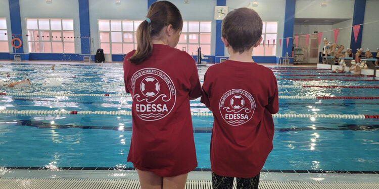 Los socorristas de Tarancón brillan en la segunda jornada de natación escolar de Cuenca