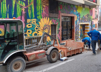 Restablecido el servicio de agua en la calle Doctor Galíndez de Cuenca tras los trabajos de reparación de Año Nuevo