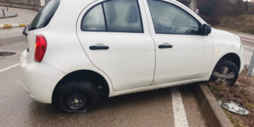 Accidente de tráfico en la Avenida de San Julián de Cuenca