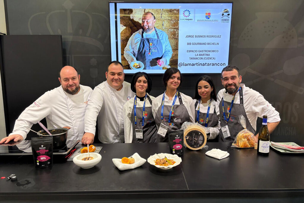 Alumnado de FP básica de Cocina del IES ‘Fray Luis de León’ de Las Pedroñeras muestran su talento en Madrid Fusión