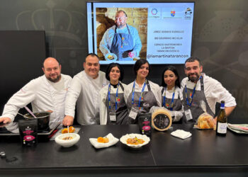 Alumnado de FP básica de Cocina del IES ‘Fray Luis de León’ de Las Pedroñeras muestran su talento en Madrid Fusión