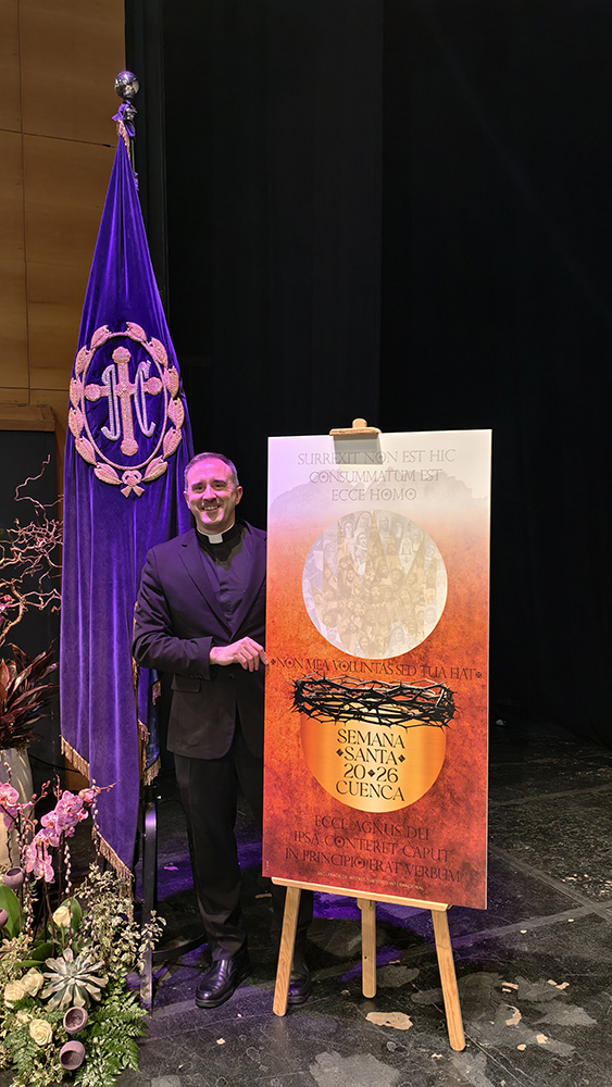 Así presentó Pedro José Ruiz Soria su cartel de la Semana Santa de Cuenca 2026 2 CARTELISTA