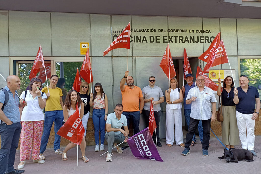 CCOO-FSC exige reforzar la plantilla de Extranjería de Cuenca para afrontar el proceso de regularización de personas migrantes