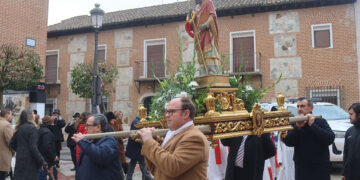 Cabanillas celebra San Blas…, contra los elementos