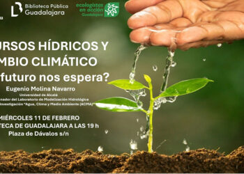 Conferencia sobre recursos hídricos y cambio climático en la Biblioteca de Guadalajara