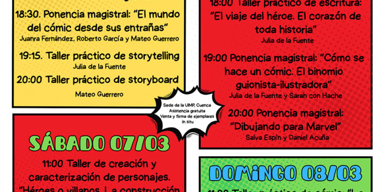 Dibujantes de Marvel y talento conquense se citan en Cuenca en el II Congreso Editorial ‘De la novela al cómic’