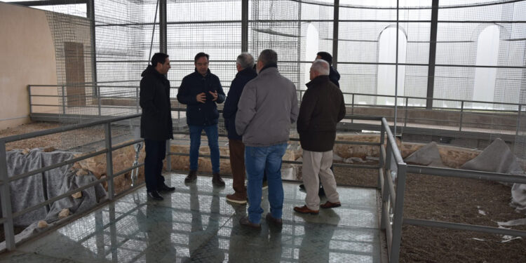 Diputación, Junta y Ministerio están posibilitando desde 2019 la inversión de casi tres millones de euros en la villa de Noheda