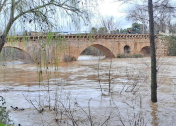 El Ayuntamiento de Guadalajara limita los accesos al Paseo Fluvial ante el aviso de umbral naranja por incremento del caudal del río Henares