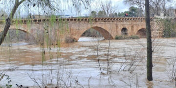 El Ayuntamiento de Guadalajara limita los accesos al Paseo Fluvial ante el aviso de umbral naranja por incremento del caudal del río Henares