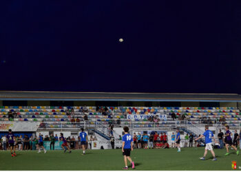 El Ayuntamiento de Yunquera de Henares firma el acta de replanteo que inicia la fase 1 de rehabilitación del campo de fútbol municipal
