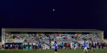 El Ayuntamiento de Yunquera de Henares firma el acta de replanteo que inicia la fase 1 de rehabilitación del campo de fútbol municipal