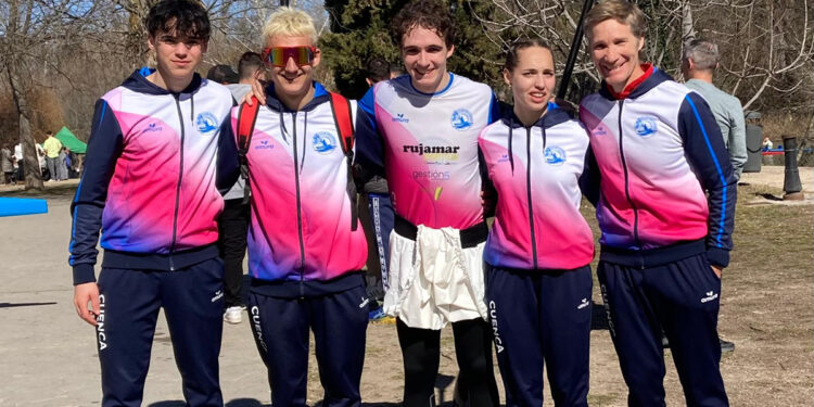 El Club Piragüismo Cuenca logra dos pódiums en el arranque de temporada en la Comunidad de Madrid