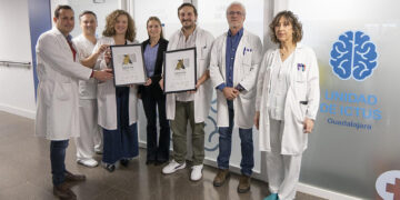 El Hospital Universitario de Guadalajara obtiene un importante reconocimiento internacional por su excelencia en la atención al ictus