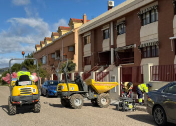 El Plan de Mantenimiento Urbano del Ayuntamiento de Cuenca avanza con el arreglo del acerado en Ronda de San José e inmediaciones