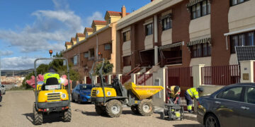 El Plan de Mantenimiento Urbano del Ayuntamiento de Cuenca avanza con el arreglo del acerado en Ronda de San José e inmediaciones