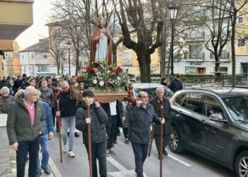 En Brihuega, para San Blas la cigüeña verás