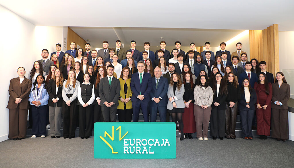 Eurocaja Rural incorpora a 104 nuevos estudiantes universitarios para realizar prácticas en la Entidad