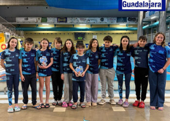 Éxito de la natación de Guadalajara en el Campeonato de Natación de Castilla-La Mancha Alevín y Benjamín de Invierno 2026